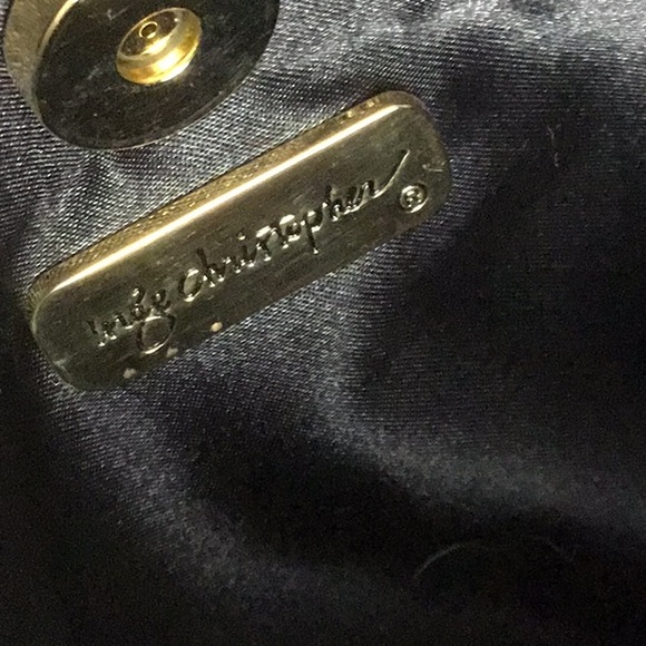 Indigo Christopher Beaded Black Bag, Colorful Shoe Design. Whimsical Fairy Retro - Picture 4 of 7